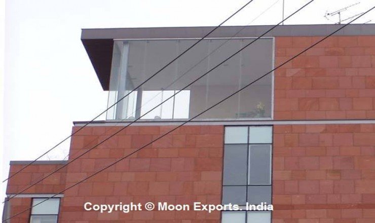 Wall cladding used on the exterior of House