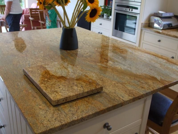 Antique Gold Granite used in home