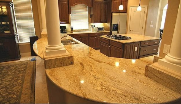 Madurai Gold Granite used in interior