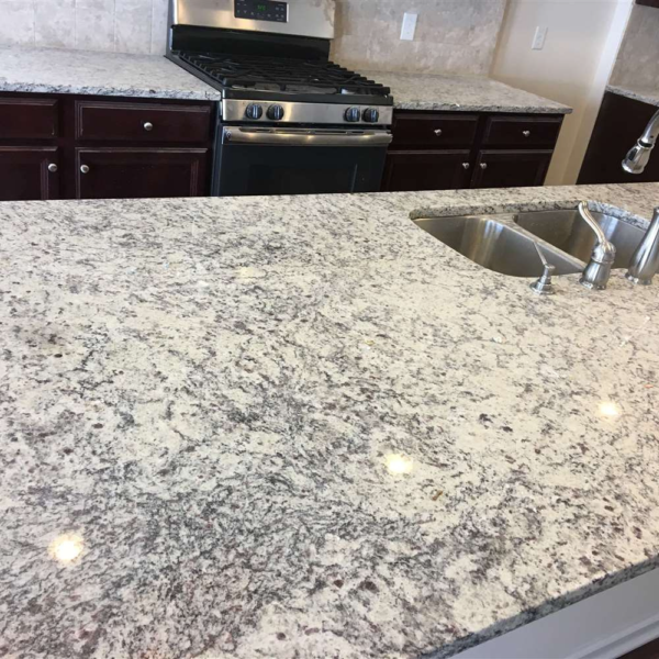 China White Granite used in kitchen