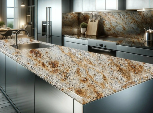 Armani Gold Granite used in home