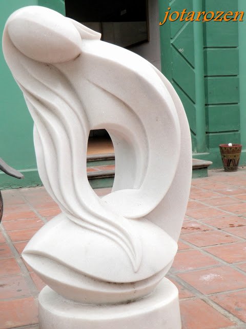 14 Marble Abstract Woman Carving HANOI ART 090306 004