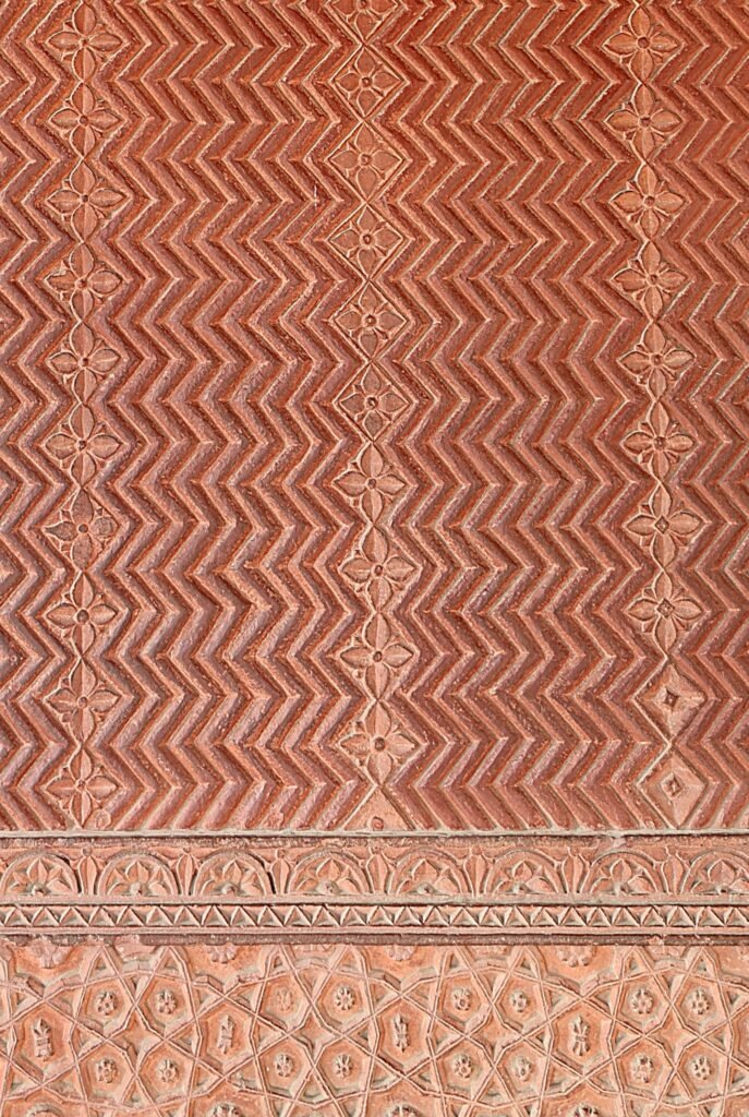 Art Work on red sandstone