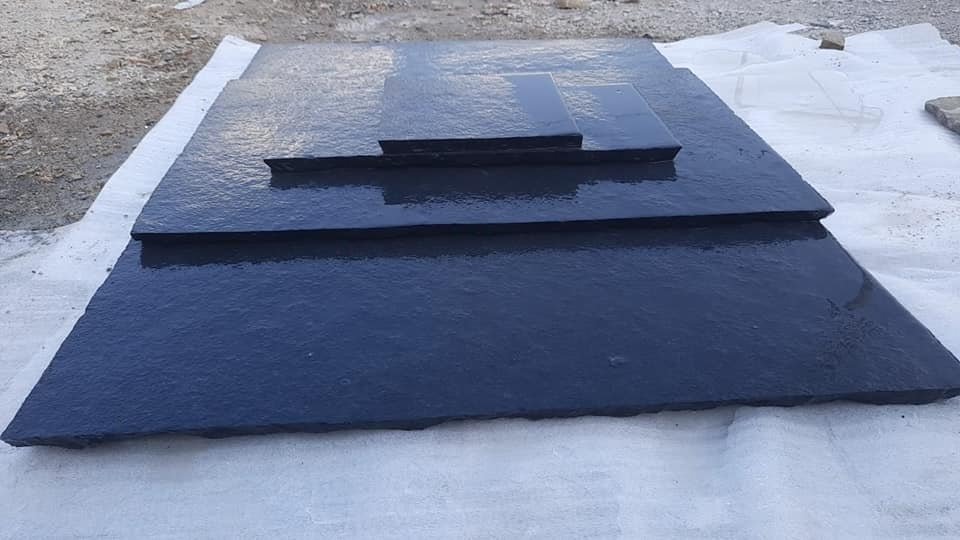 Black Limestone Patio Paving
