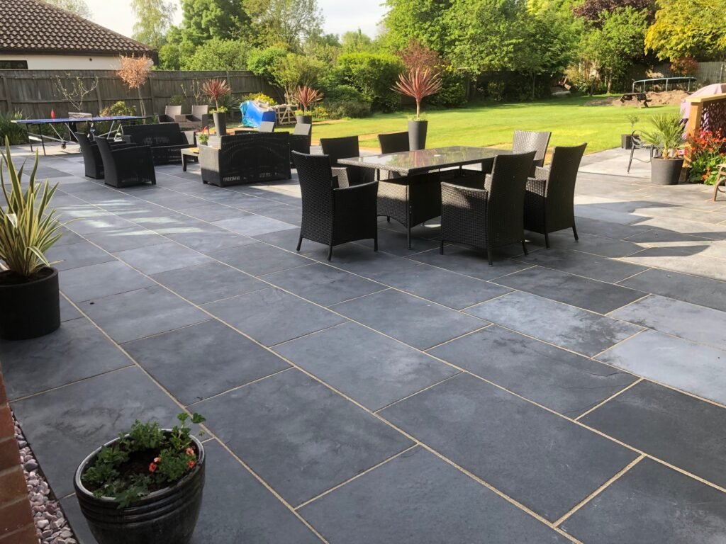 Black Limestone Paving