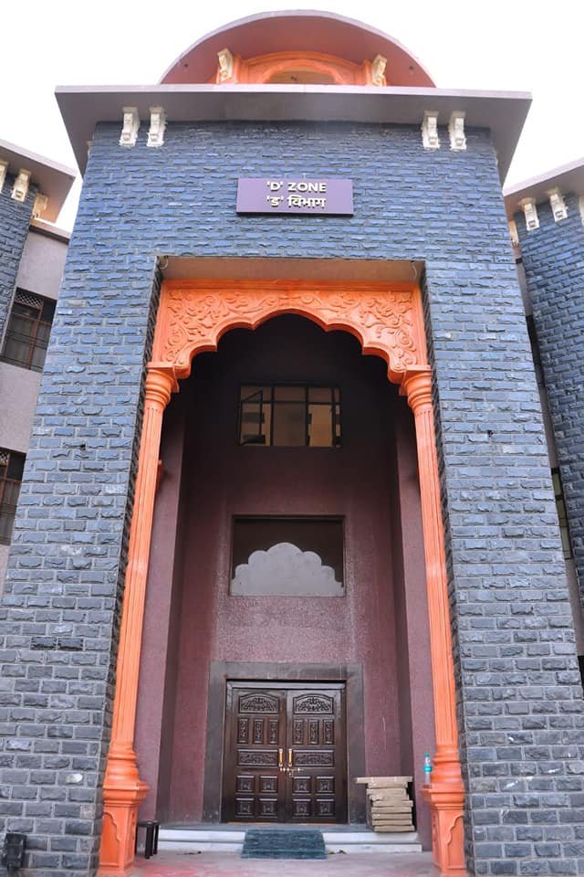 Black Limestone Rock Face