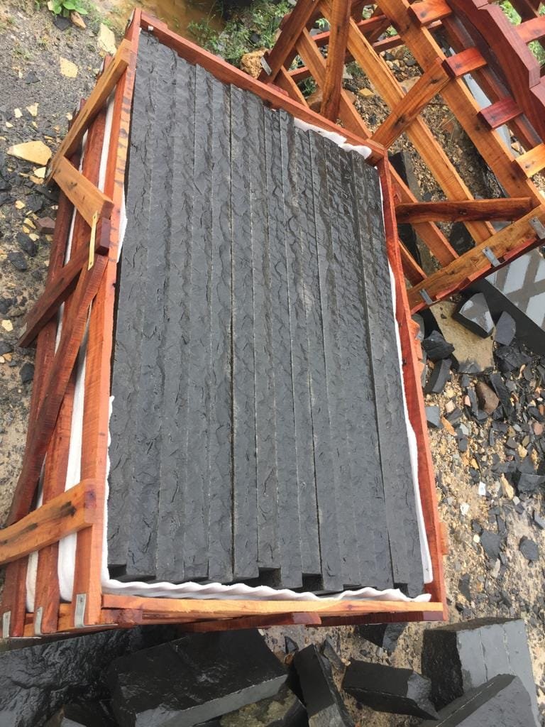 Black Limestone Steps