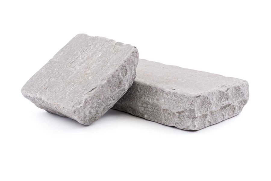 Dove Grey tumbled Sandstone Cobbles