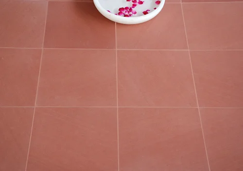Maple Red Honned Finish Floor Tiles
