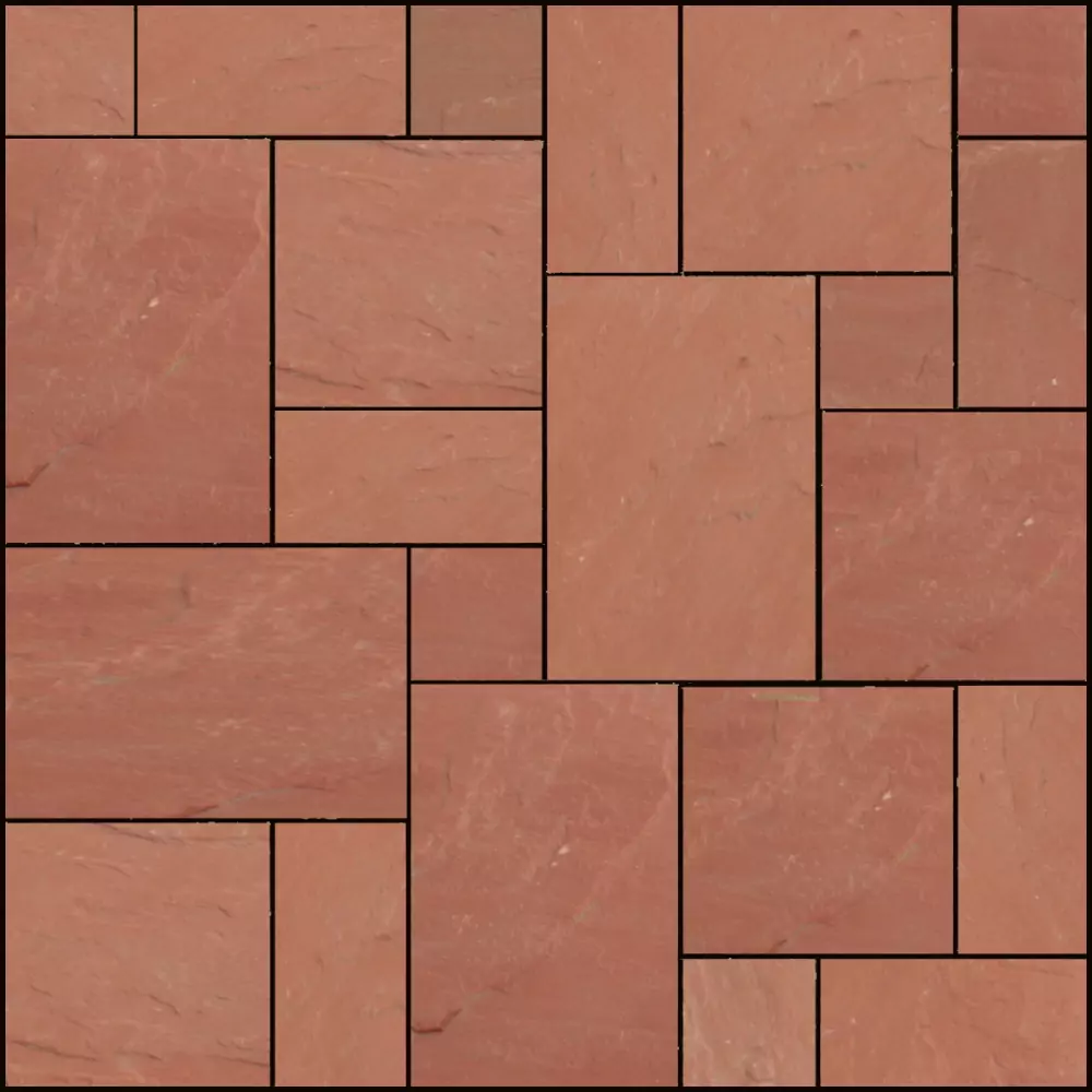 Maple Red Sandstone Natural Raven Surface Pavinh