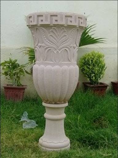 Pink Stone Planter