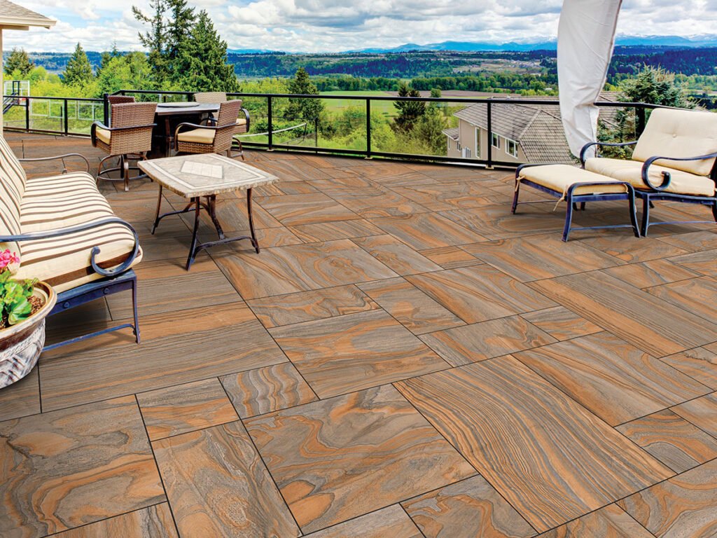 Rainbow Sandstone Patio Paving