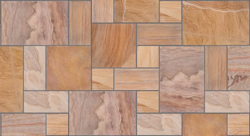 Rainbow Sawn Surface Paver