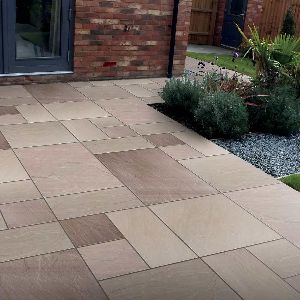 Raveena Sandstone Natural Hnadcut Paving