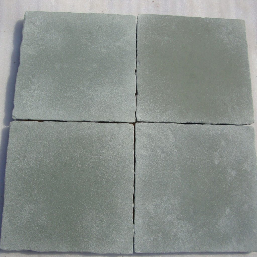 hand cut kota blue limestone with semi honed tumbled sand blasted semi brushed finish 1
