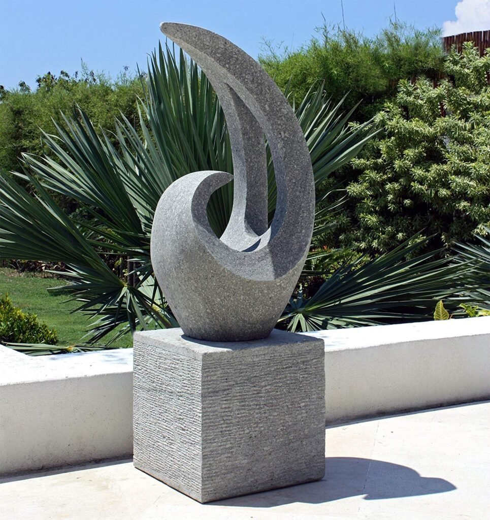modern stone art sculpture