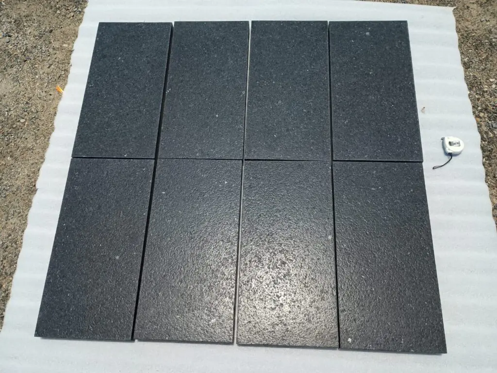 ASH BLACK GRANITE LEATHERED FINISH