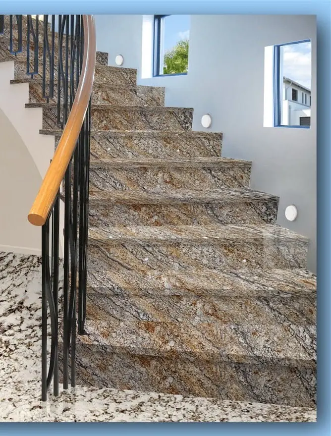 Armani Gold Granite Laid