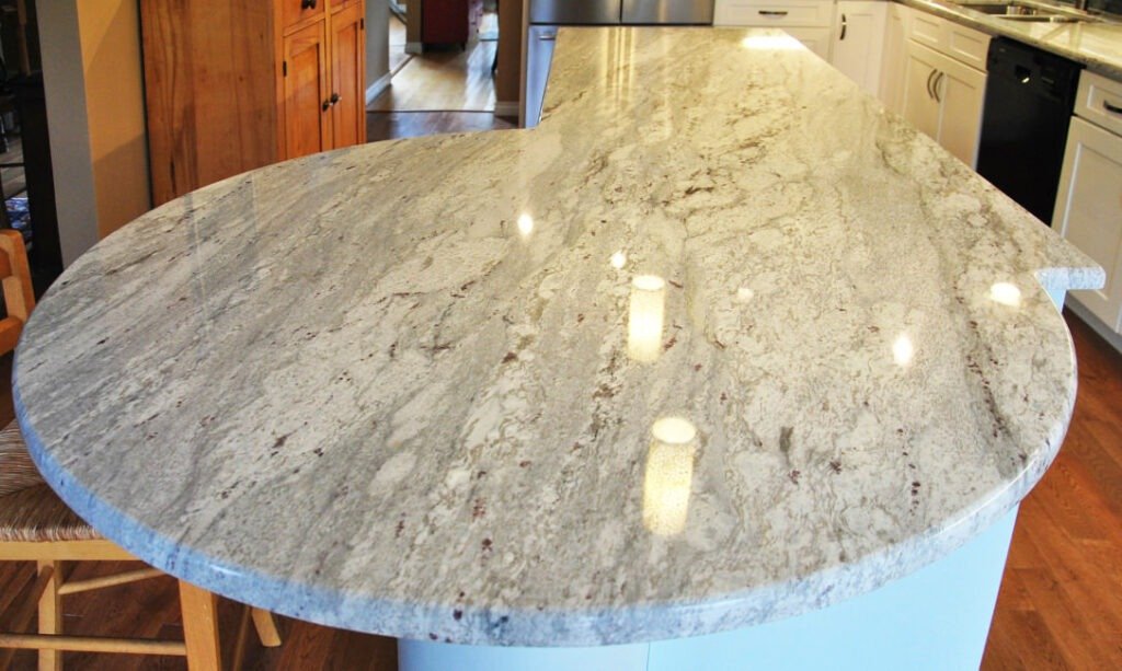 NGJ159 Andromeda White Granite Island Tops 3