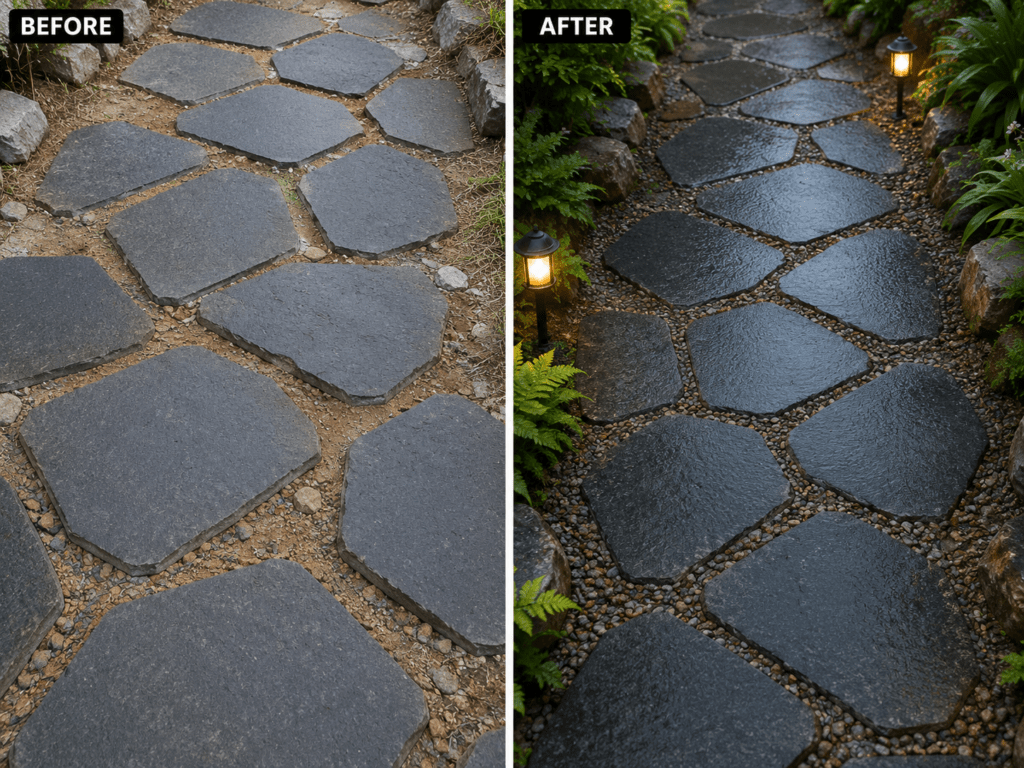 Pathway transformation from rough to refined