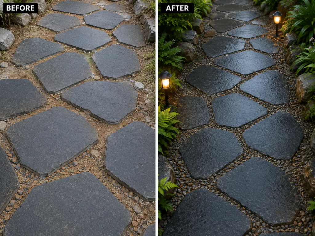 Pathway transformation from rough to refined