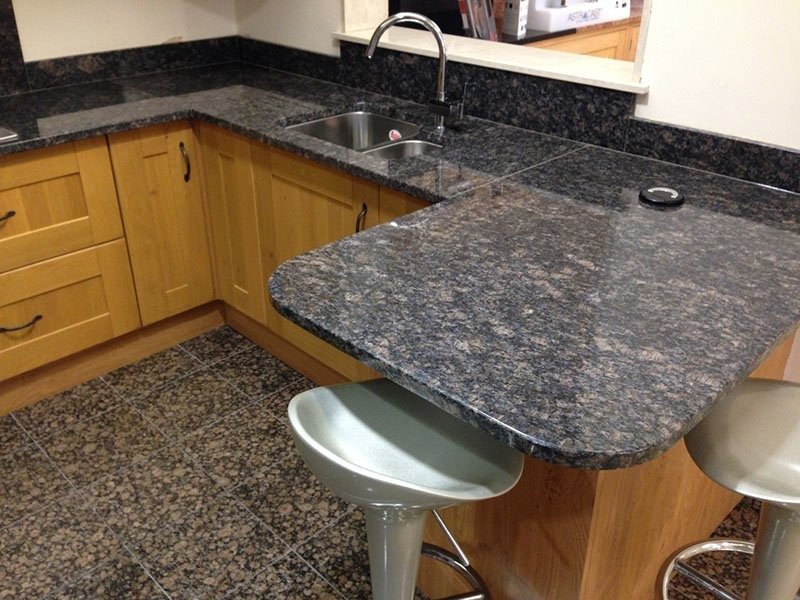 Sapphire Brown Granite Kitchen Countertops