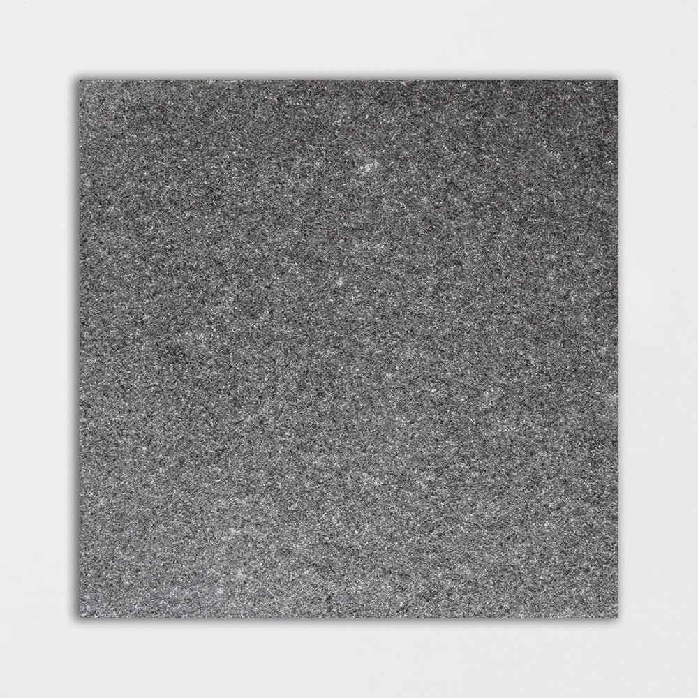 absolute black granite flamed tiles