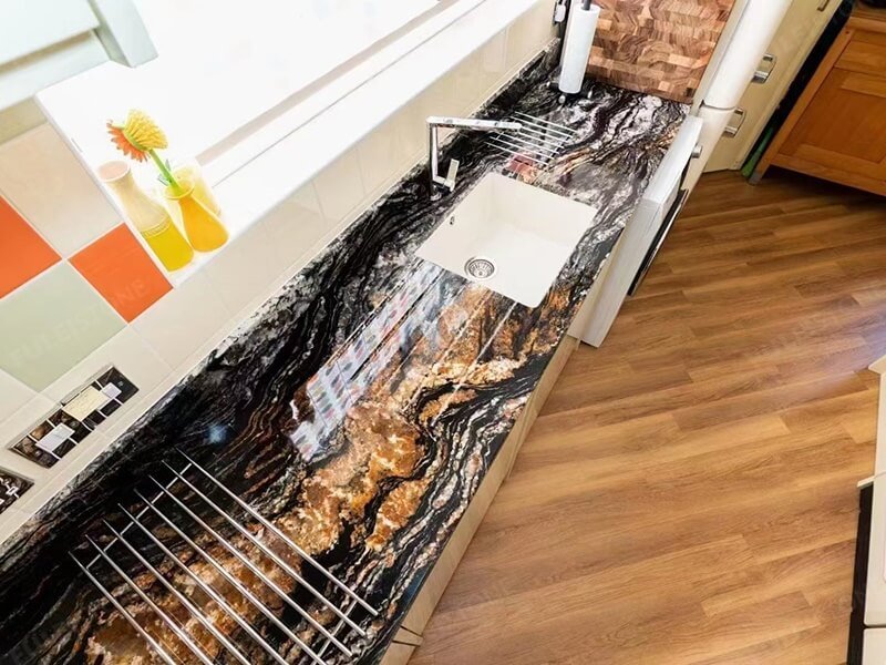 black fusion granite kitchen countertops 3