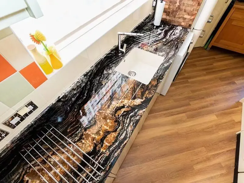 black fusion granite kitchen countertops 3