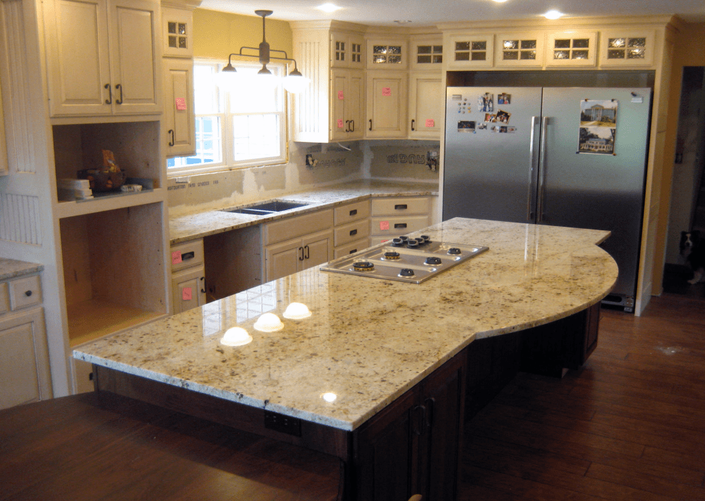 colonial gold white kitchen cabinets 1024x727