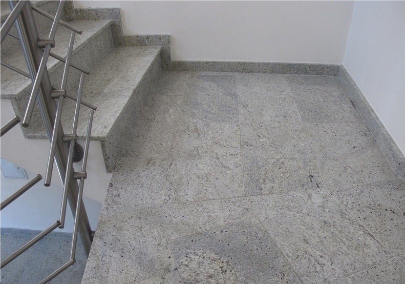 imperial white granite stairs india p386524 3b