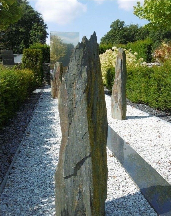 slate garden +monoliths