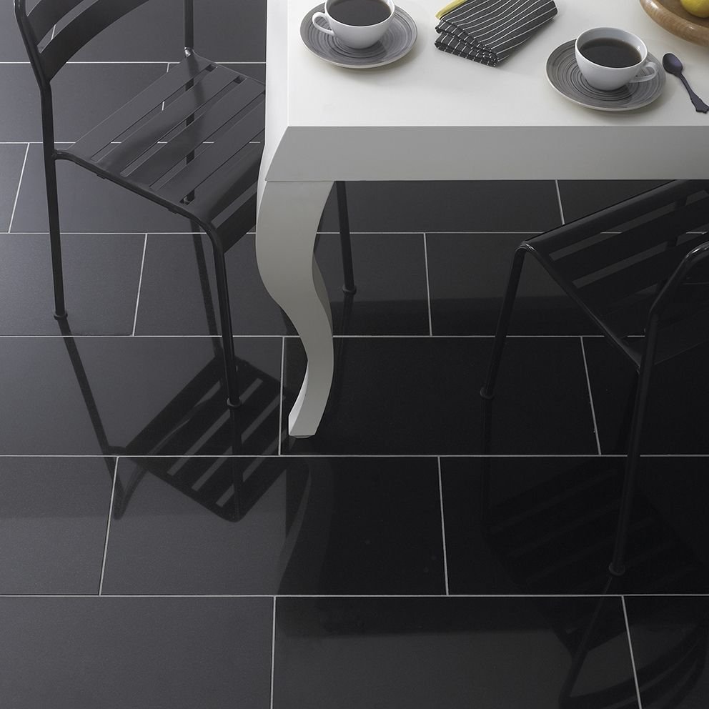 stonetileco black granite floor tile 605x305mm